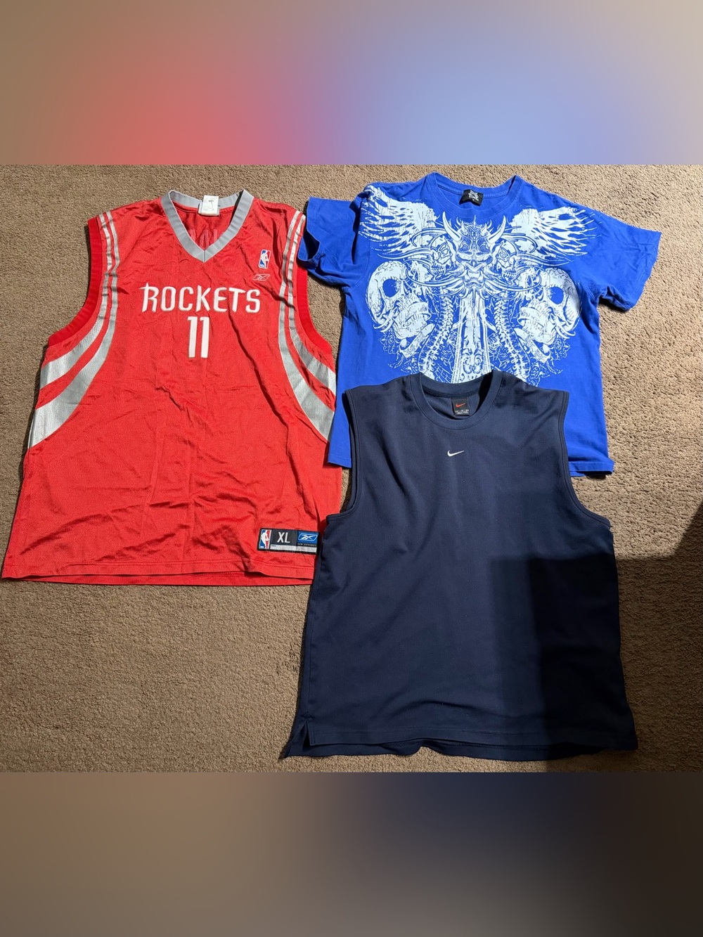 3 Bundle shirts and jersey